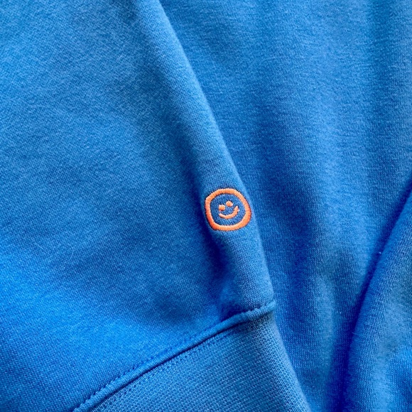 **NWOT*** Nike Men’s Sportswear Blue Pullover Hoodie with Orange Nike Logo -2X - Picture 11 of 11